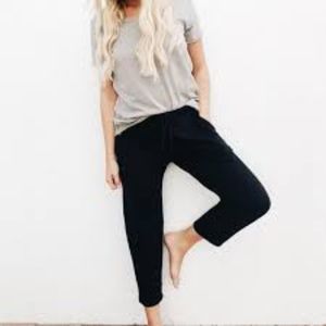 CJLA Raven Drawstring Pants Black